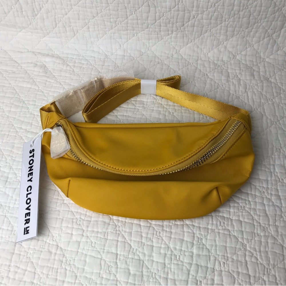 Stoney Clover Lane Classic Fanny Pack Mustard One Size NWT